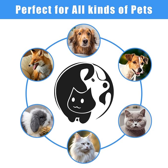Aiolpy Pet Grooming Kit – Shedding Slicker Brush & Bath Massage Tool for Dogs, Cats, Puppies & Rabbits | Gentle, Easy-Clean Design for Healthy Coats & Relaxing Grooming
