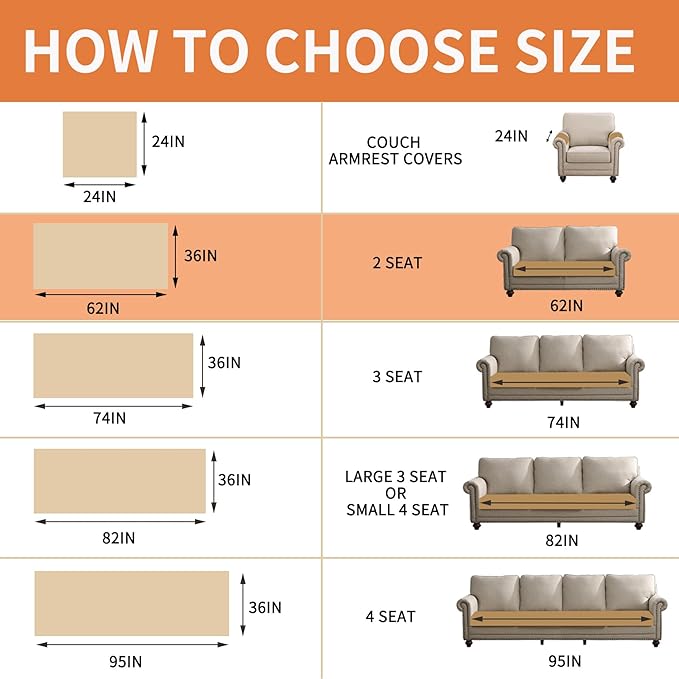 Waterproof Dog Bed Cover Non Slip Couch Covers for Dogs Washable Soft Faux Fur Sofa Cover Couch Covers for 2 Cushion Couch Sofa Pet Friendly (Off White)