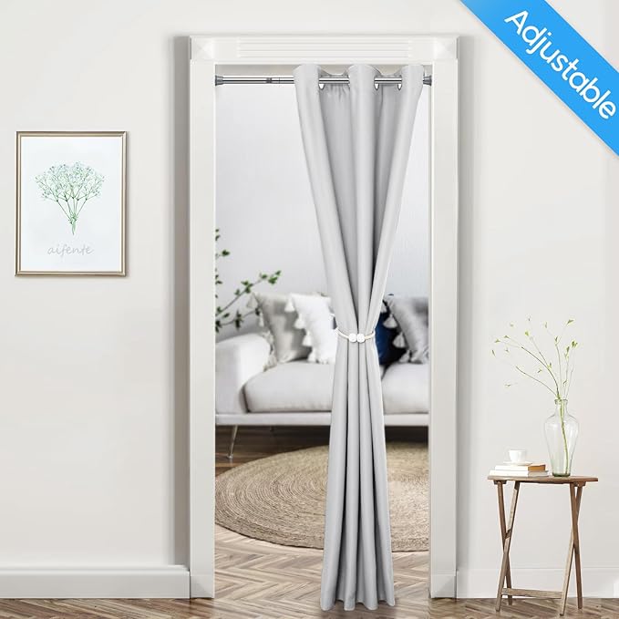 2pack Spring Tension Rods 23-46 Inch Adjustable Silver Tension Rod Extendable Short Curtain Rod Spring Loaded Curtain Rods Tension Rod For Curtains,Closet,Kitchen