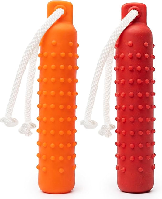 Dog Float Toy - Interactive Training Bumper & Fetching Retrieving Dog Water Toys Dummy Outdoor - Lightweight for Float on the Water Pool Fetch Rope Dog Toys for Small, Medium, Large Dogs