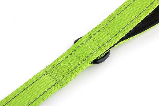 Primal Pet Gear Dog Leash 6ft Long,Traffic Padded Two Handle,Heavy Duty,Reflective Double Handles Lead for Control Safety Training,Leashes for Large Dogs or Medium Dogs,Dual Handles Leads(Green)