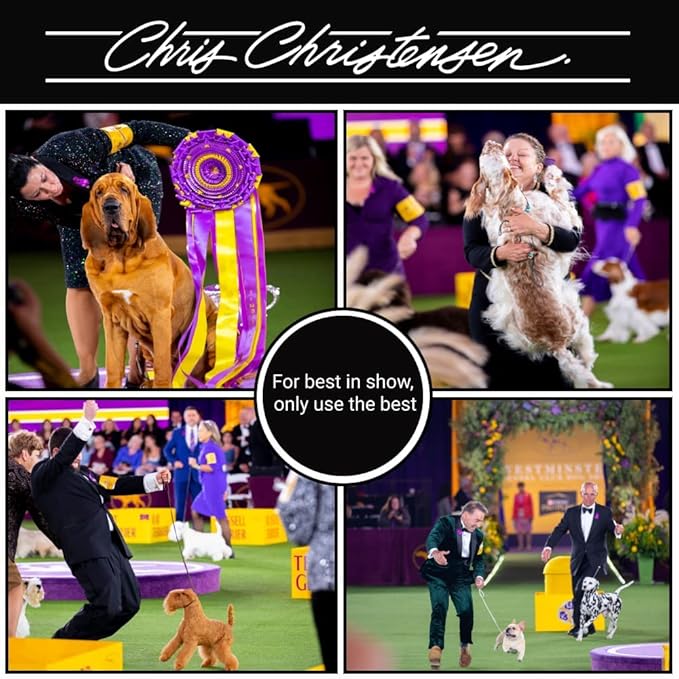 Chris Christensen Just Divine Dog Brushing Spray, Groom Like a Professional, Prevents Brushing Damage, Light Detangler, Ready to Use, All Coat Types, Made in USA, 16oz