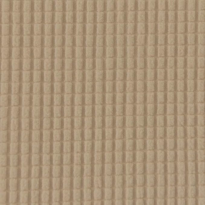 Easy-Going Recliner Stretch Sofa Slipcover Sofa Cover 4-Pieces Furniture Protector Couch Soft with Elastic Bottom,Polyester Spandex Jacquard Fabric Small Checks(Recliner,Sand)