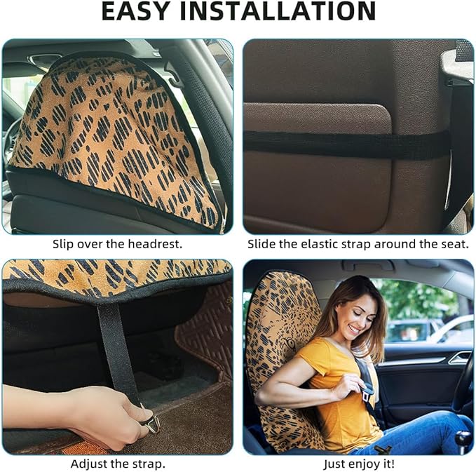 Waterproof Sweating Car Seat Cover for Post Gym Workout, Running, Swimming, Beach and Hiking, Universal Fit Non-Slip Bucket Seat Protector for Cars SUV Trucks, Machine Washable (Jaguar)
