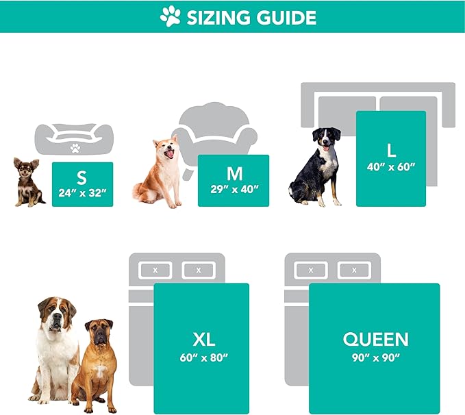 PetAmi Dog Blanket for Small Medium Dogs, Pet Bed Blanket Cat Puppy Kitten, Fleece Furniture Couch Cover Protector Sofa Car, Soft Sherpa Dog Throw Plush Reversible Washable, Mini 29x40 Black