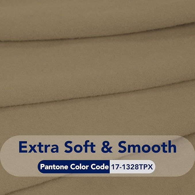 PureFit Super Stretch 4 Seater Sofa Slipcover – Spandex Non Slip Soft Couch Sofa Cover, Washable Furniture Protector with Non Skid Foam and Elastic Bottom for Kids, Pets （XX Large, Tan）