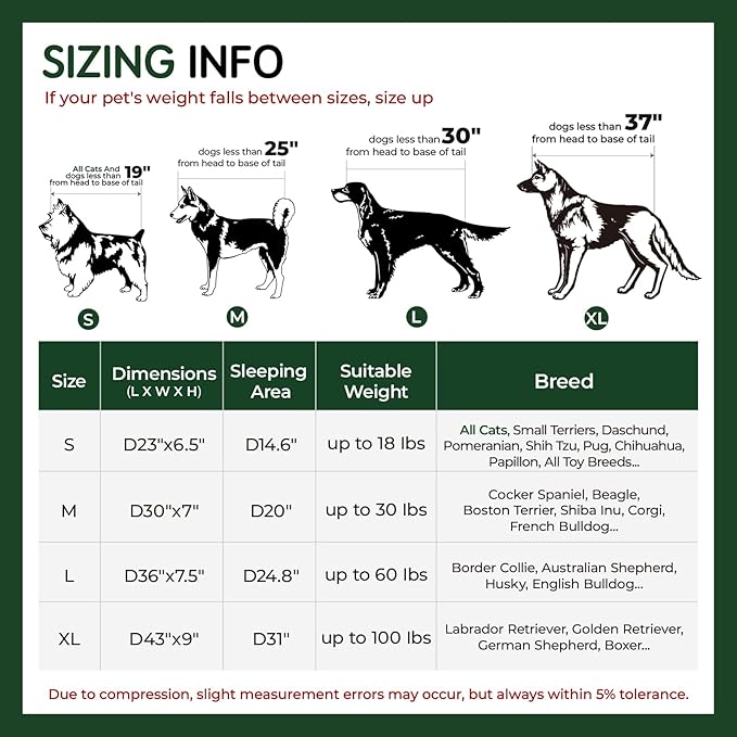 BALANCE Luxury Donut Dog Bed, 23 Inches Round Dog Beds for Small Dogs Washable, Orthopedic Calming Pet Bed for Puppy and Cats with Anti-Slip Bottom, Oatmeal