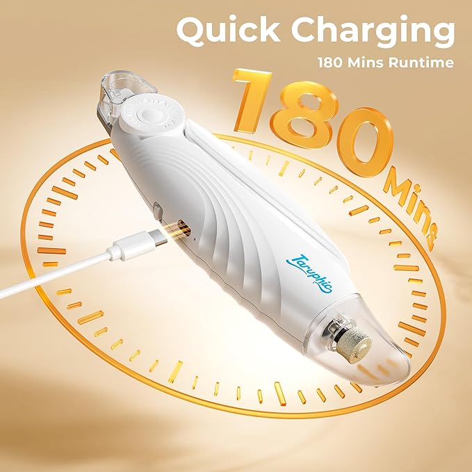 2-in-1 Dog Nail Clippers & Dog Nail Trimmers for Small Medium Large Dogs Cats Pets with Spash Guard, Nail Grinder for Dogs Quiet,Pet Nail Clippers with 2 LED Large Light