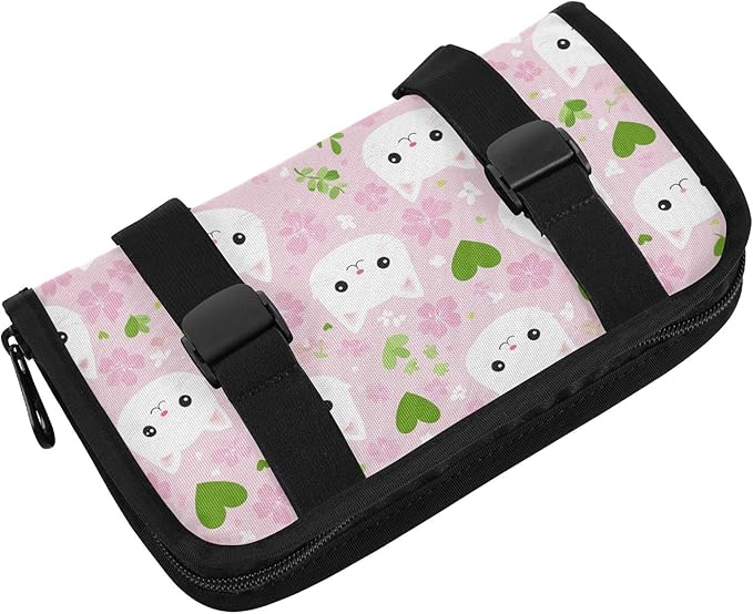 Car Tissue Holder Car Napkin Holder Car Tissue Box Dispenser Storage Case Sun Visor Mask Holder with Adjustable Straps Reusable Refillable Pink Cute Sakura Cat Faces Hearts