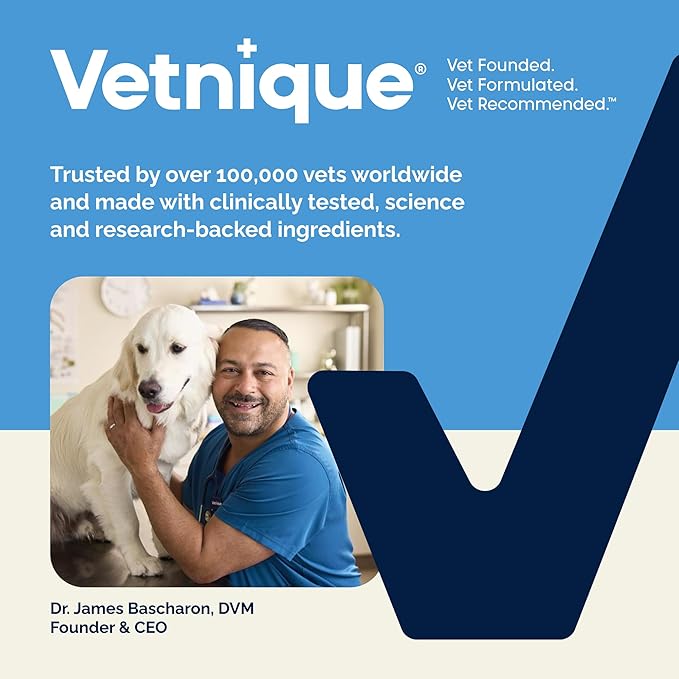 Vetnique Glandex Dog Wipes for Pets Cleansing & Deodorizing Anal Gland Hygienic Dog & Cat Wipes with Vitamin E, Skin Conditioners and Aloe Labs (100ct)