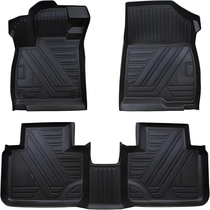 Aiqiying Floor Mats Compatible with Honda Accord 2018-2022 Models，All Weather Carpet Liners Waterproof Durable Custom-Fit Front Rear Full Set Protection TPE Accessories