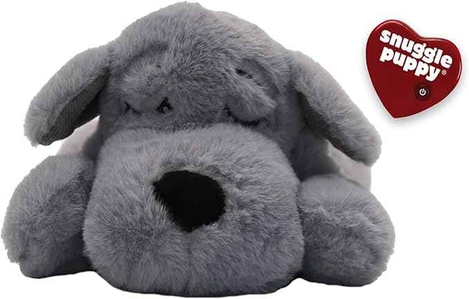 Original Snuggle Puppy Toys for Small Breeds - Heartbeat Puppy for Dogs - Pet Anxiety Relief and Calming Aid - Comfort Dog Toys for Behavioral Training. Heat Pack not Included