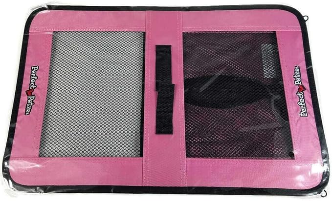 Perfect Petzzz Tote for Lifelike Stuffed Interactive Pet Dogs and Cats, Nylon and Mesh Toy Carrier for Pet Animals, Zippered Carrying Case Accessory (Pink)