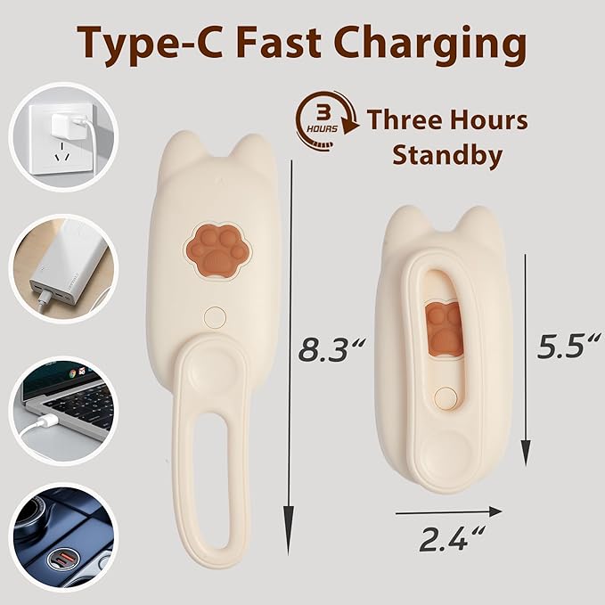 4 in 1 Cat Steam Brush for Shedding,Rechargeable Steam Brush for Cats and Dogs，Anti-Static, Massage, Cleaning, Shedding & Combing All in One for Grooming Multi-Functional Pet Brushes