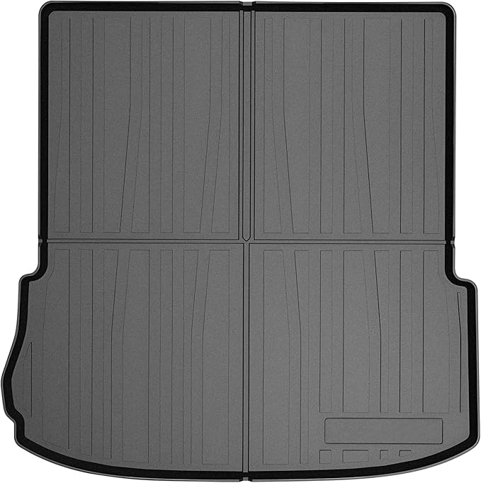 Mixsuper Cargo Liner for 2011-2019 Explorer, All Weather Cargo Mat for Explorer Rear Trunk Liner Black