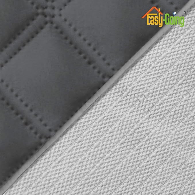 Easy-Going Sofa Slipcover Waterproof Couch Cover for 3 Cushion Couch Sofa Cover Furniture Protector Cover Pets Covers Washable Non-Slip Fabric Pets Kids Children Dog Cat (Sofa, Dark Gray)