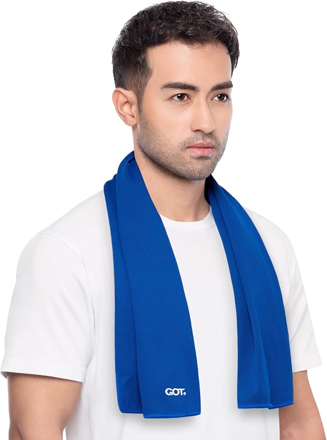 GOT Sports Cooling Towel (40"x12") – Chilly Towel for Neck & Face Wraps - Cooling Rag for Hiking, Gym, Yoga & Workouts