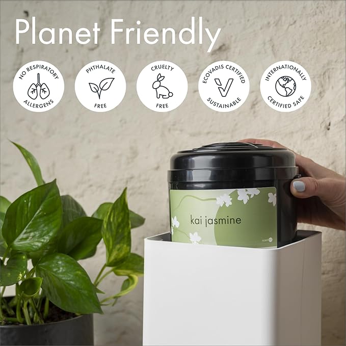 ScentAir Whisper Home | Diffuser Machine, Scents up to 800 Sq. Ft Room, Compatible with Alexa & Google, WiFi & Bluetooth Enabled, Cartridge Sold Separately, White