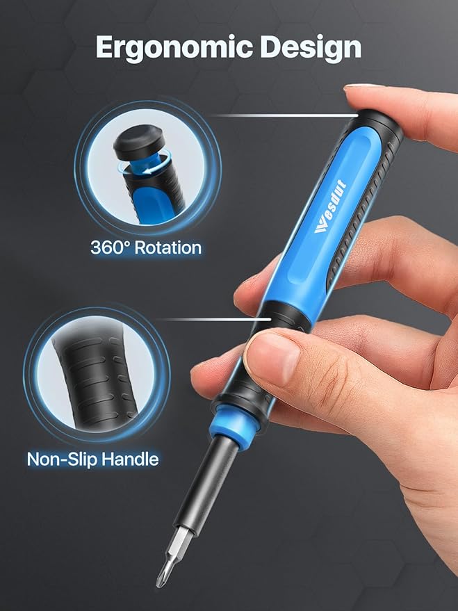 52in1 Small Precision Screwdriver Set with torx, Mini Screw Driver Set, Magnetic Repair Tool Kit for Phone, Computer, Laptop, PS4 PS5, Xbox, Switch, Eyeglasses, Watch, Electronic, Gifts for Men
