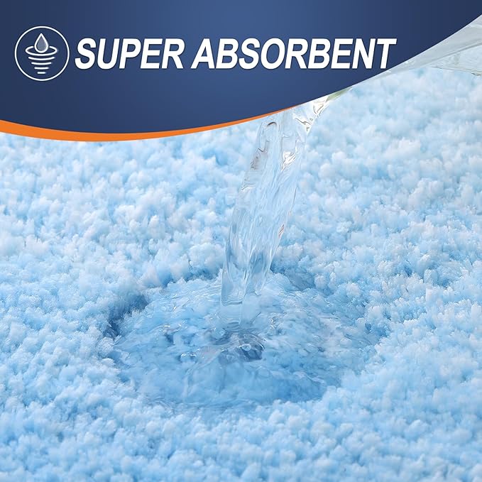 OLANLY Bathroom Rugs Mat 47x24, Extra Soft Absorbent Microfiber Bath Rugs, Rubber Backing, Quick Dry, Machine Washable Bath Mats for Bathroom Floor, Tub and Shower, Home Decor Accessories, Sky Blue