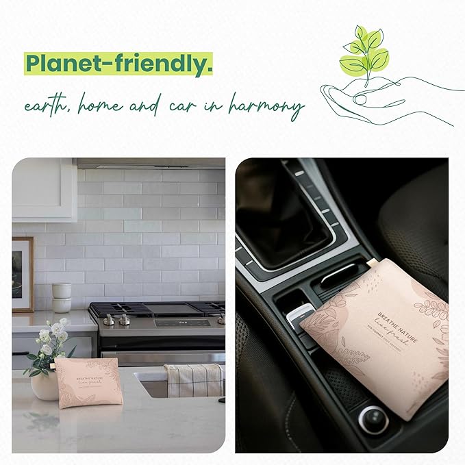 Roonin Activated Charcoal Odor Absorber For Home - Car Odor Remover - Home Deodorizer Odor Eliminator For Car Strong Odors - Activated Charcoal Bags - Closet Deodorizer (4-pack)