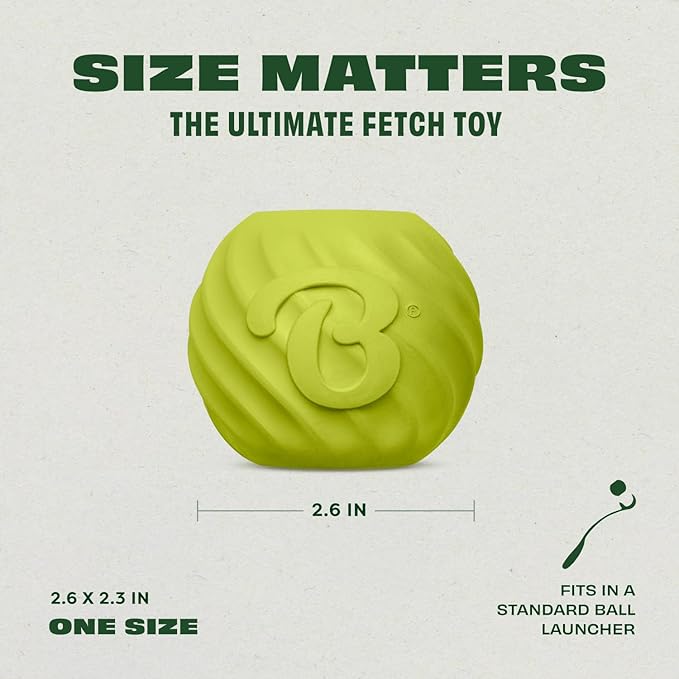 Benebone Dog Ball, Natural Rubber