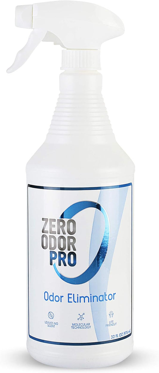 Zero Odor Pro - Commercial Strength Eliminator Odor Neutralizer, Room Deodorizer Odor Eliminator Musty Smell - Strongest Odor Eliminator Trigger Spray, (32-ounce)