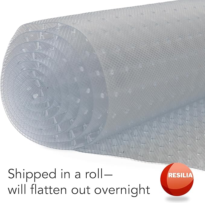 Pet Carpet Protector - Doorway Damage Deterrent and Scratch-Stopper for Cats, Dogs, and Pets, Heavy-Duty PVC Runner, Cut to Fit, Clear, 15 Inches x 48 Inches, Made in The USA
