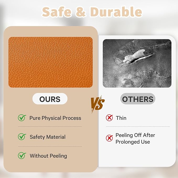 Waterproof Baby Play Mat for Floor 1.3"Thick Memory Foam 47*47 Cushion Playpen Playmat Tummy Time Crawling Mat Nursery Rug Pad Mattress Create Soft & Safe Area for Infants,Toddler,Kid,Orange