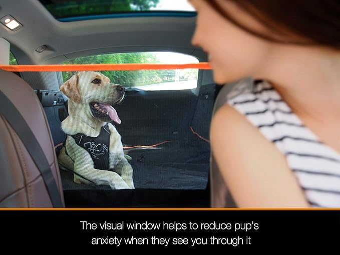 SUV Cargo Liner for Dogs, Waterproof Dog Cargo Cover with Bumper Flap Protection Durable Toyota Rav4 Trunk Mat for Pets Keep Your Vehicle Trunk Clean Universal Fit SUV Car Seat Cover