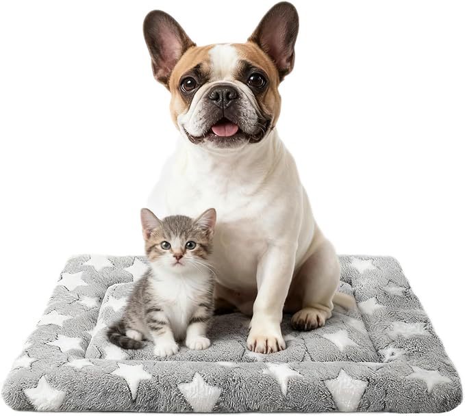Dog Bed Mat - Reversible Dog Crate Bed Mats, Soft & Breathable Kennel Pad, Durable Crate Bed for Small Medium Large Dogs & Cats