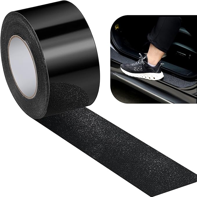 Frienda Car Door Edge Guards Door Sill Protector Automotive Entry Guard Anti Collision Scuff Sill Trim Protection Strips for Most Cars Vehicles Accessories(2.8 Inch Wide, 32.8 Feet,Black)