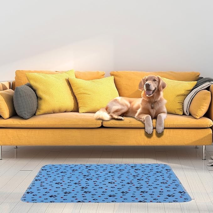 Washable Pee Pads for Dogs,2 Pack Extra Large 54"x54" Super Absorbent Reusable Puppy Pads,Non-Slip 100% Waterproof Dog Pee Pad,Pet Training Pads for Couch, Crate,Potty Training,Floor