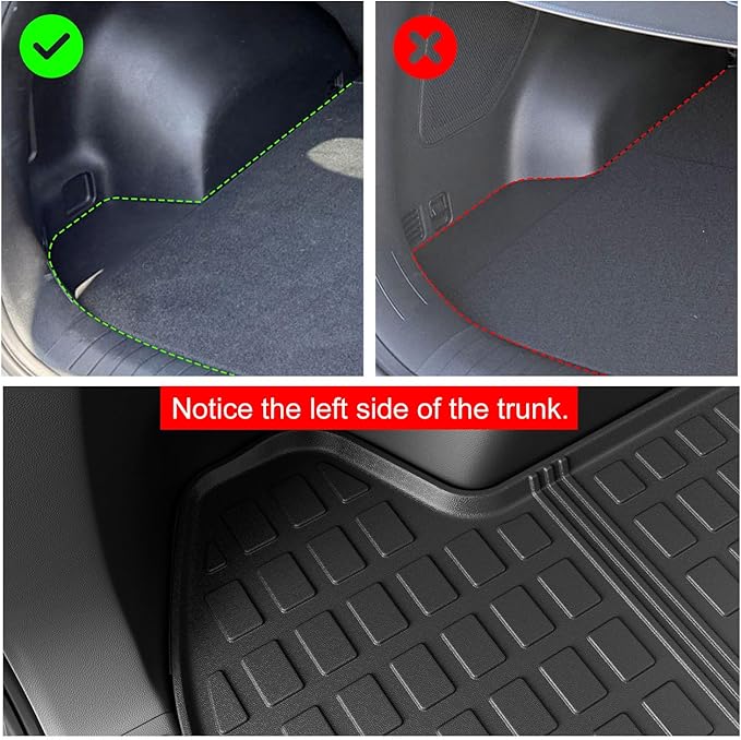 powoq Fuel Cargo Mat Compatible with 2023-2026 Kia Sportage Cargo Liner NO Hybrid Backrest Mat TPE Replacement for 2023 2024 2025 2026 Kia Sportage Accessories (Trunk Mat with Backrest Mats)
