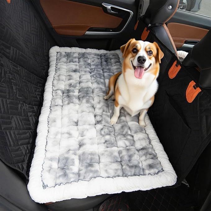 Dog Bed Mat - Crate Pad - Soft Dog Kennel - Multi-Purpose Crate Bed for Dogs & Cats