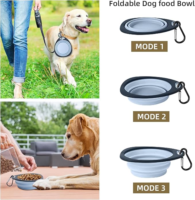 LEAWALK 5-7Lbs Small Cat Dog Food Storage Containers BPA Free, Airtight Pet Food Storage Containers with Large Pour Spout/1 Measuring Cup/ 4 Safety Locks and With Folding Bowl (Rose Pink)