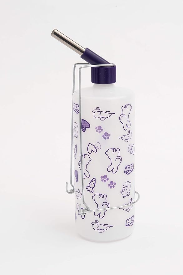 Lixit 32oz Weather Resistant Water Bottles with Heavy Duty Mount for Rabbits and Ferrets (Rabbits) (Pack of 4)