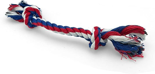 Small Dog and Puppy Knotted Rope Chew Toy - Extra Small Size 6"