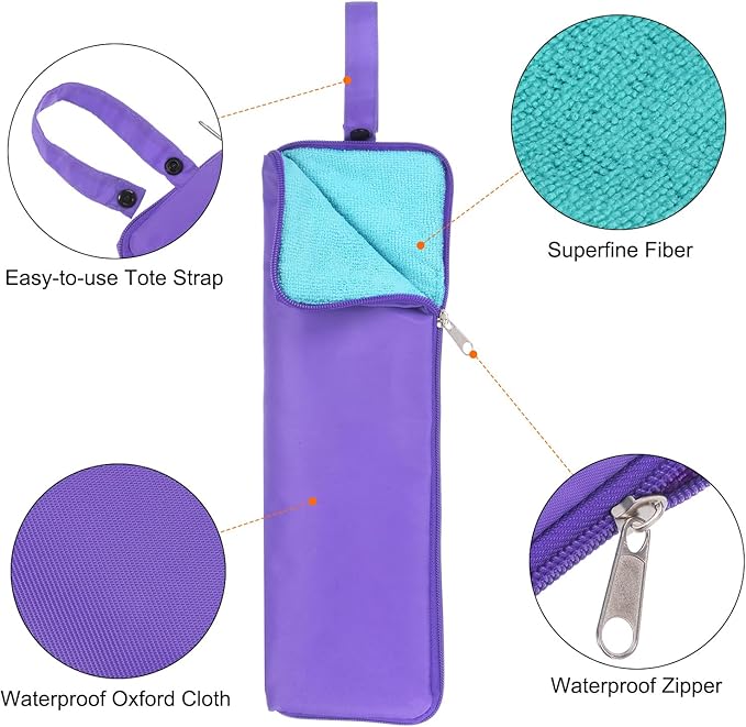 HARFINGTON Umbrellas Bag Carry Bag Portable Reversible Wet Umbrella Sleeve Folding Cover Waterproof Pouch Case for Storage Travel Home Outdoor