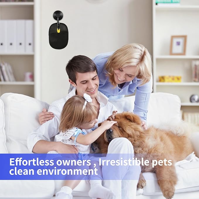 2pcs The Magic Brush Pet Hair Removel, Glove Tool Cat Dog Remover, Upgraded Electrostatic Cat Dog Fur Clear Remover for Laundry, Couch, Clothing, Seat