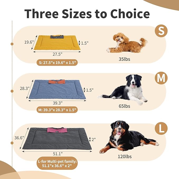Outdoor Foldable Dog Mat Durable Teflon-Coated Oxford Material Waterproof Thin Dog pad Travel-Friendly Machine Washable Design for Camping/Car (Green, Small (27.6 * 19.7 * 1.57 in))