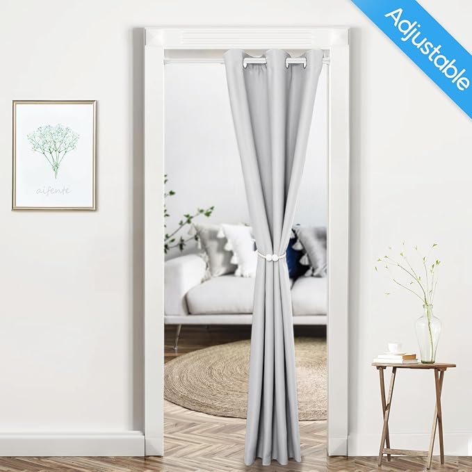 2pack Spring Tension Rods 18-36 Inch Adjustable White Tension Rod Spring Rod Extendable Short Curtain Rod Spring Loaded Curtain Rods Tension Rod for Curtains,Closet,Kitchen