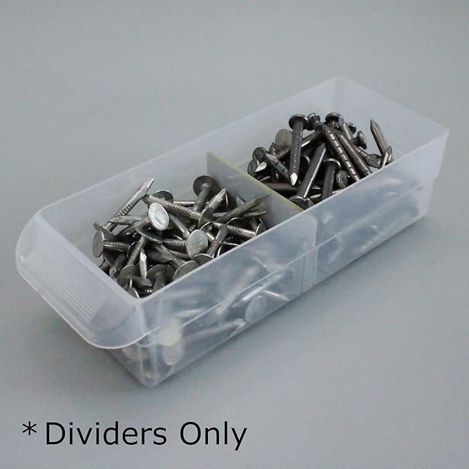(32-Pack) Small Drawer Dividers compatible with Craft Cabinet and Hardware Storage Organizers, (Dividers Only)