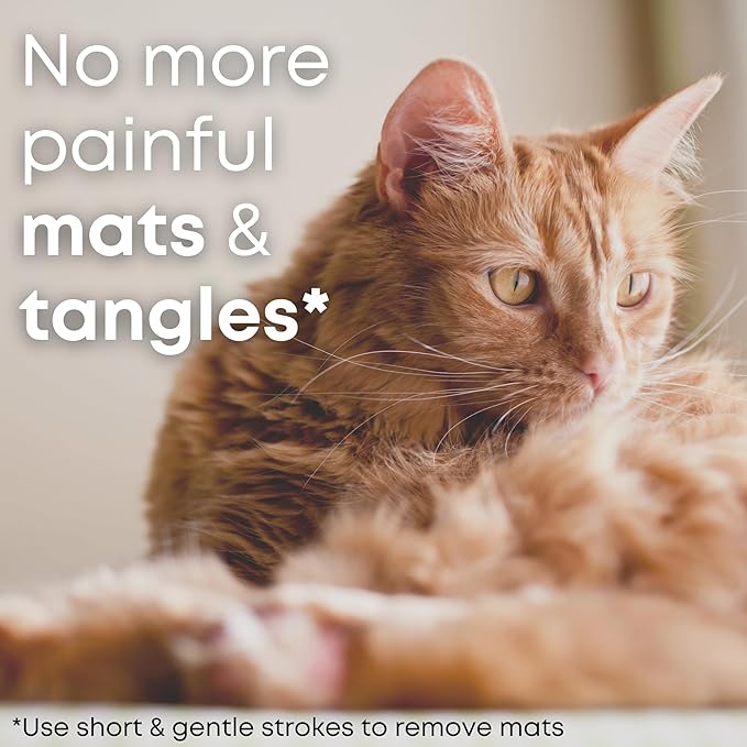 Freshly Bailey Dematting Comb for Cats and Dogs, Mat Remover and Deshedding Grooming Tool, Safe Detangler for Matted Fur, Double Sided Undercoat Rake