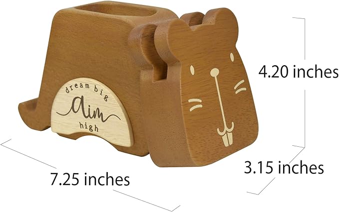 I'm Wood Multipurpose Eyeglass Phone Pen & Hamster Pencil Holder