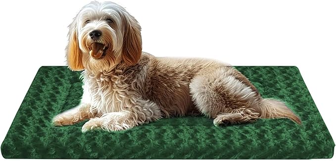 Dog Bed Mat - Dog Crate Pad - Reversible Dog Mat for Pet Comfort - Soft Bed Pads with Dual-Sided Design for All Seasons - Durable, Machine Washable Mat for Crates, Travel, and Home