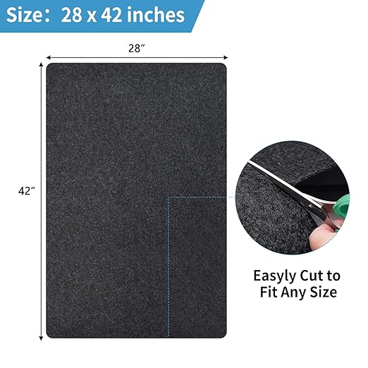 NYFITY Kennel Pad Dog Crate Mat Liner, Absorbs Urine, Waterproof, Non-Slip, Washable Puppy Pee Pad for Kennel Training - Under Pet Cage to Protect Floors, Thin Cut to Fit Design (42" x 28" - 1 Pack )