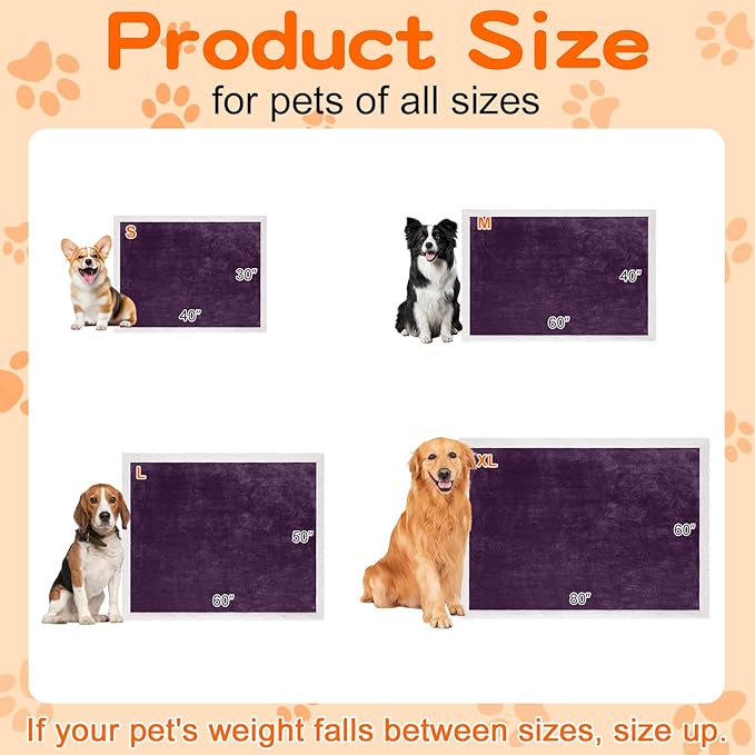 Smiry Waterproof Blanket Throw for Large Dogs, Soft Reversible Dog Blanket for Sofa Couch Bed, Washable Leakproof Sherpa Fleece Furniture Couch Protector(50"x60", Dark Purple/White)