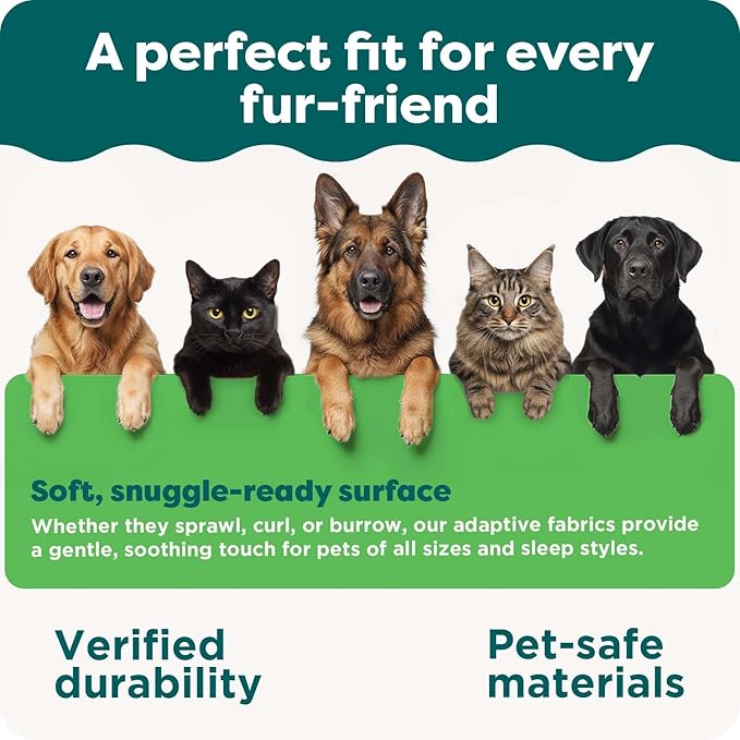 FurHaven Dog Bed for Extra Small Dogs & Cats, Bolster Crate Pad with Soft Supportive Base for Carriers & Kennels, Machine Washable, Extra Small, Sherpa Fleece, Cream