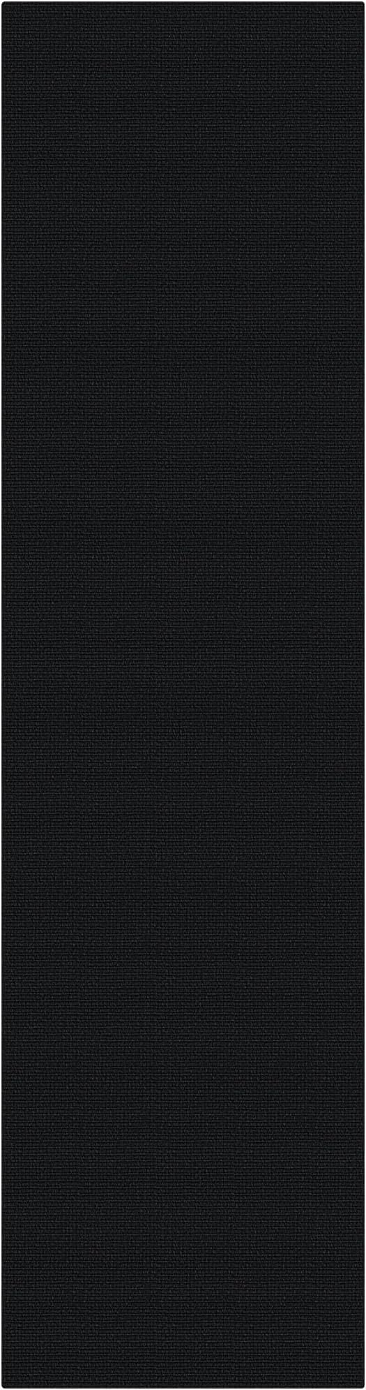 KOZYFLY Washable Runner Rug 3x10 ft Hallway Kitchen Runner Rugs with Rubber Backing Bobo Non Slip Entryway Runner Indoor, Long Carpet Runners for Hall Kitchen Entryway, Black